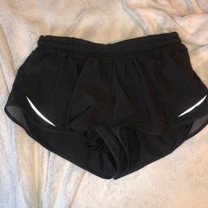 Black lululemon shorts